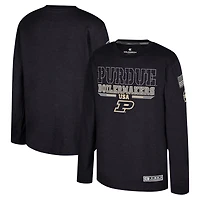 Colosseum Heather Purdue Boilermakers OHT Military Appreciation Oorah Long Sleeve T-Shirt
