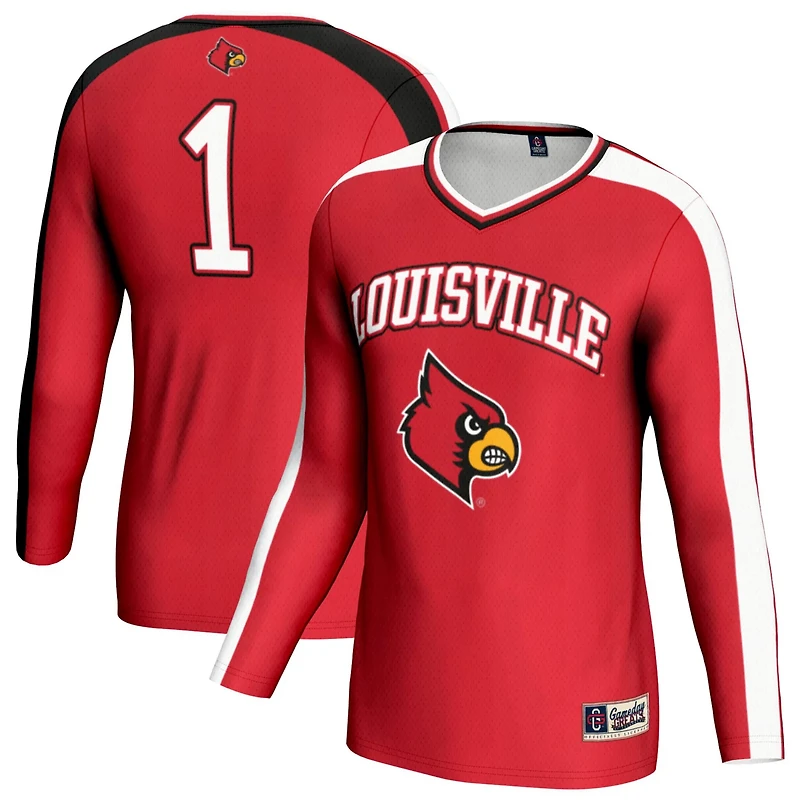 GameDay Greats Louisville Cardinals 1 Lightweight Volleyball Fashion Jersey