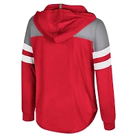 Girls Youth Colosseum Ohio State Buckeyes Reflection Hoodie Long Sleeve T-Shirt