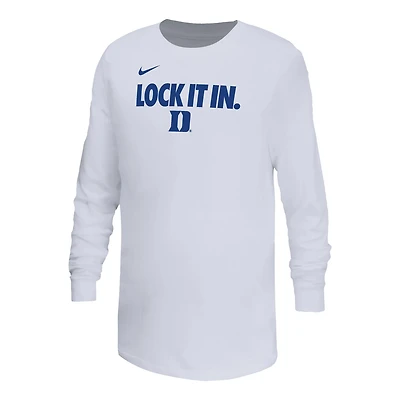 Nike Duke Blue Devils On-Court Bench Legend Dri-FIT Long Sleeve T-Shirt