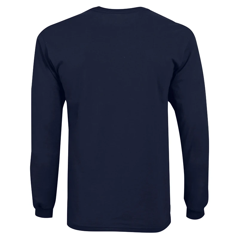 Youth Champion Michigan Wolverines Distressed Arch Over Logo Long Sleeve T-Shirt