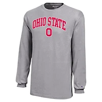 Youth Champion Ohio State Buckeyes Arch Over Logo Long Sleeve T-Shirt