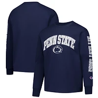Youth Champion Penn State Nittany Lions Distressed Arch Over Logo Long Sleeve T-Shirt