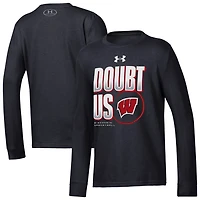 Youth Under Armour Wisconsin Badgers March Madness Unity Long Sleeve T-Shirt