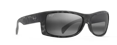 Maui Jim Men's Equator Polarized Wrap Rectangle Sunglasses