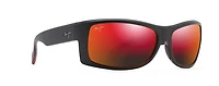Maui Jim Men's Equator Polarized Wrap Rectangle Sunglasses