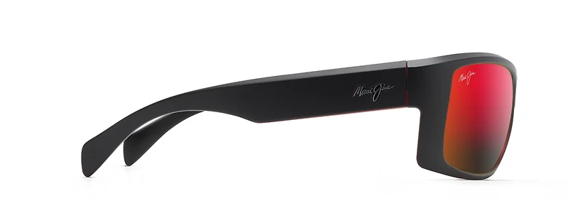 Maui Jim Men's Equator Polarized Wrap Rectangle Sunglasses