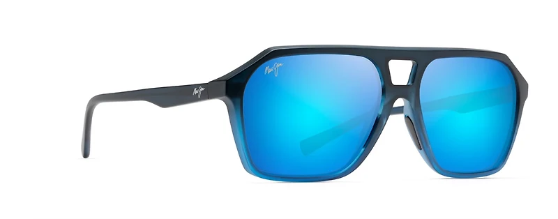 Maui Jim Men's Wedges Polarized Aviator Sunglasses