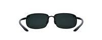 Maui Jim Unisex Hookipa Xlarge Polarized Rimless Sunglasses