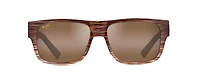 Maui Jim Unisex Keahi Polarized Rectangular Sunglasses