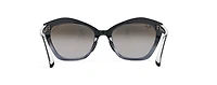 Maui Jim Women's Lotus Polarized Cat Eye Sunglasses