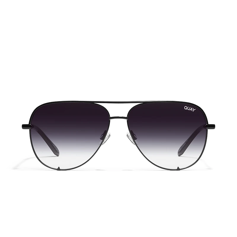 QUAY High Key Large Aviator Sunglasses