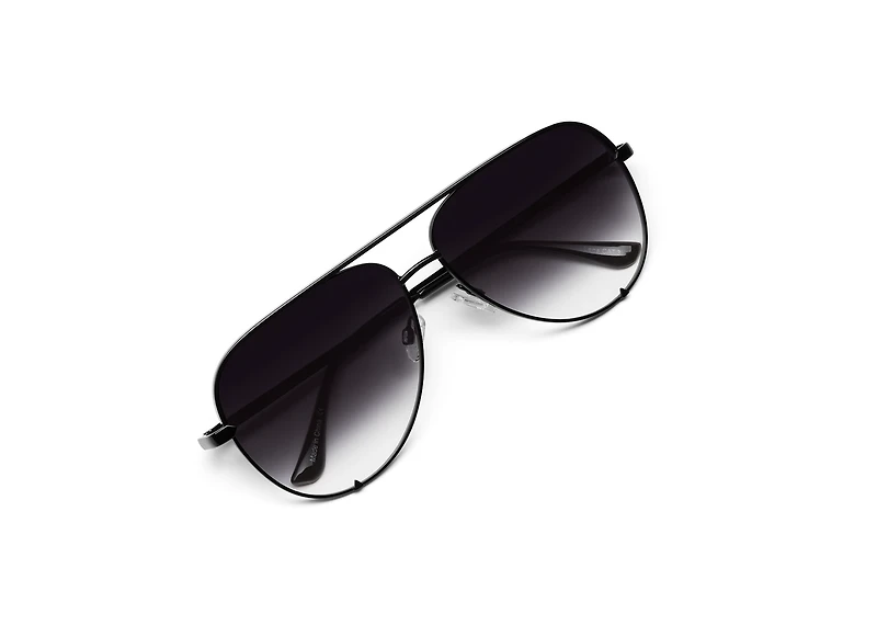QUAY High Key Large Aviator Sunglasses