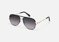 QUAY High Key Twist Aviator Sunglasses