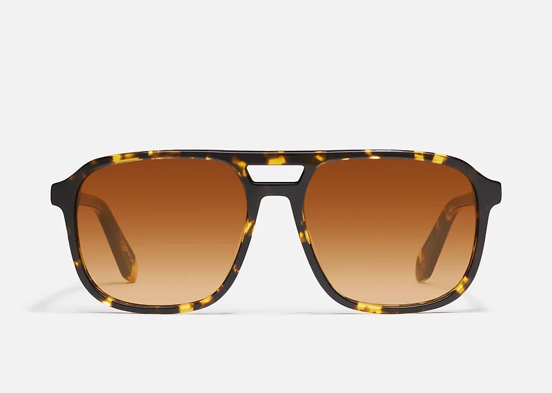 QUAY On The Fly Aviator Sunglasses