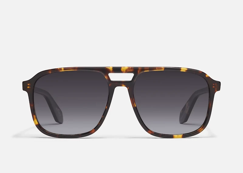 QUAY On The Fly Aviator Sunglasses