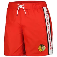 G-III Sports by Carl Banks Chicago Blackhawks Streamline Volley Swim Trunks