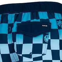 Hurley Boys' Checker Block Pull-On Swim Shorts