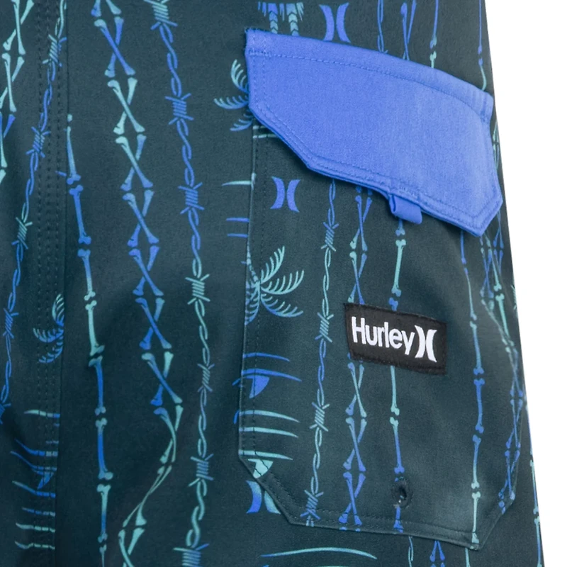 Hurley Boys' Palm Stripe Boardshorts