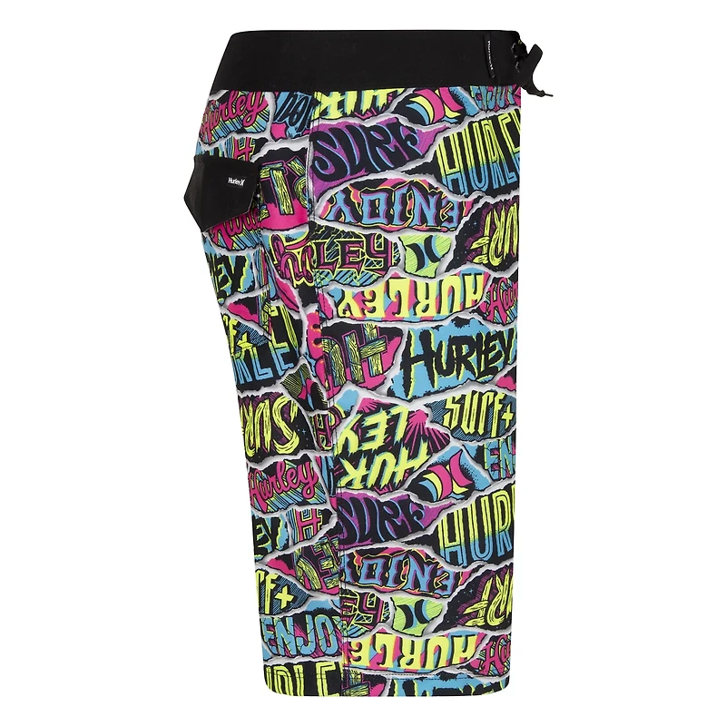 Hurley Boys' Ripped Sticker Boardshorts