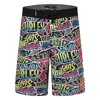 Hurley Boys' Ripped Sticker Boardshorts