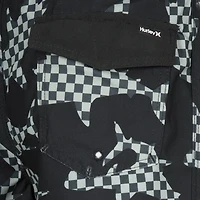 Hurley Boys' Shark Check Boardshorts