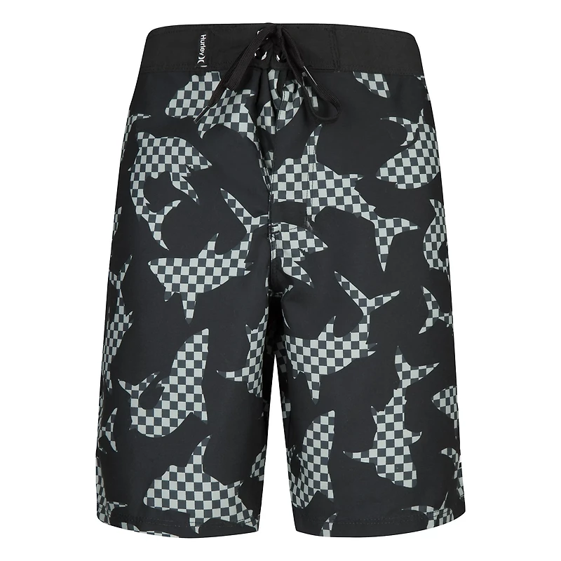 Hurley Boys' Shark Check Boardshorts