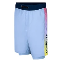 Hurley Boys' Tie Dye Panel Pull-On Swim Shorts