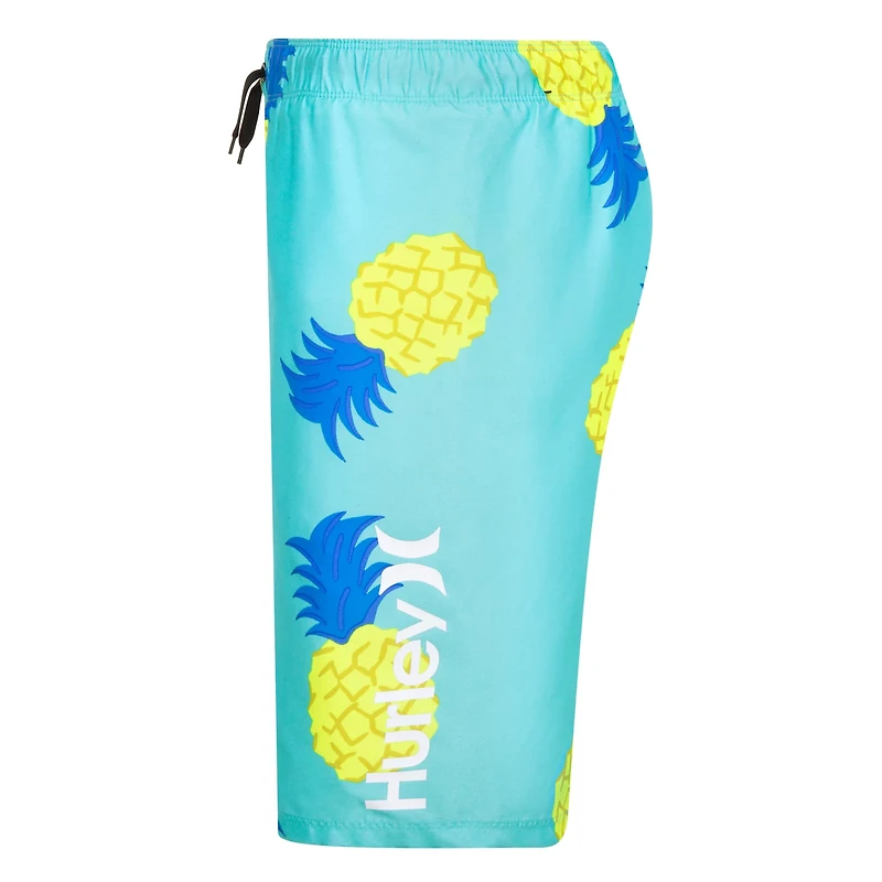 Hurley Boys' Tossed Pineapple Pull-On Swim Shorts