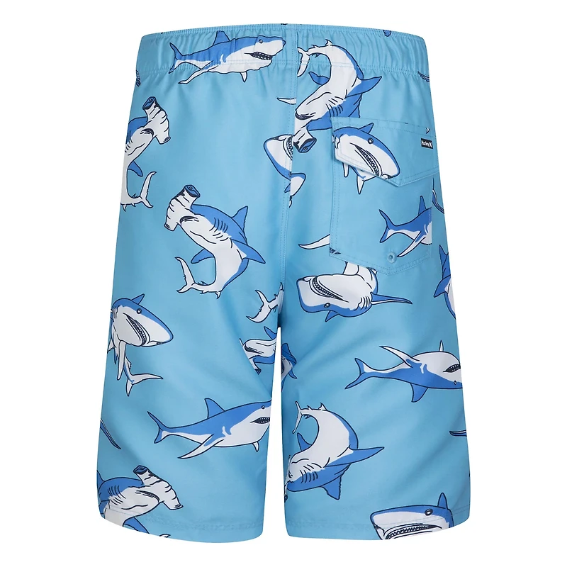 Hurley Boys' Tossed Sharks Pull-On Swim Shorts