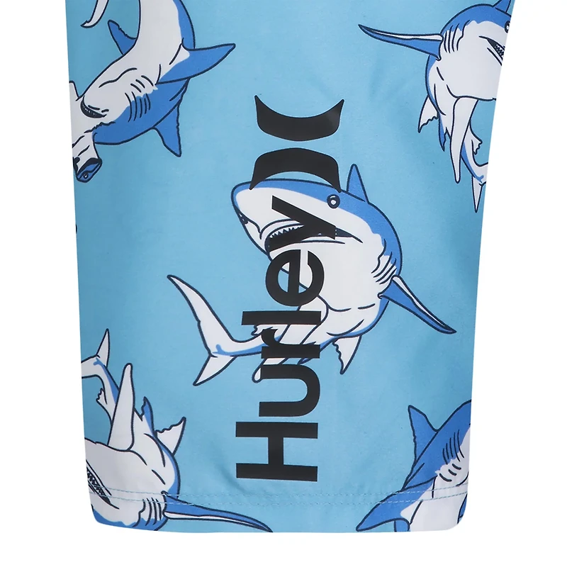 Hurley Boys' Tossed Sharks Pull-On Swim Shorts
