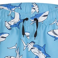 Hurley Boys' Tossed Sharks Pull-On Swim Shorts
