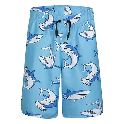 Hurley Boys' Tossed Sharks Pull-On Swim Shorts
