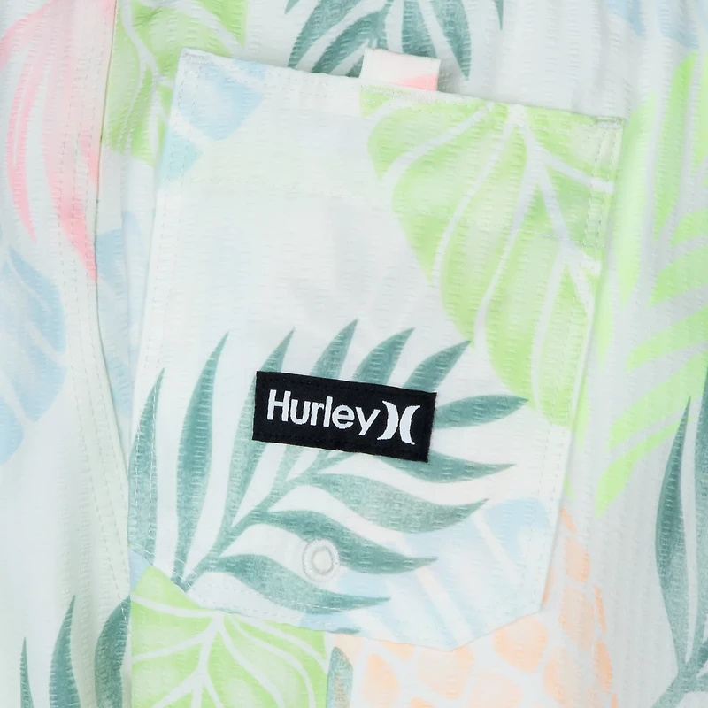 Hurley Boys' Washed Pineapple Pull-On Swim Shorts