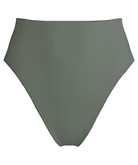 Speedo Women's Solid High Waist Bottom