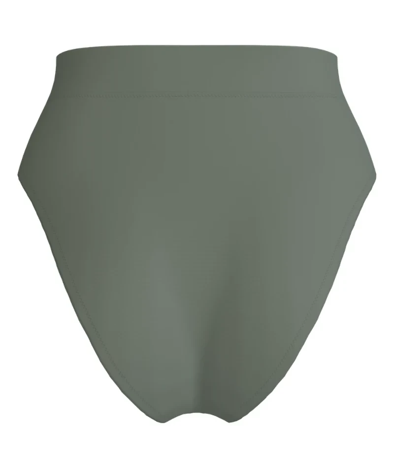 Speedo Women's Solid High Waist Bottom