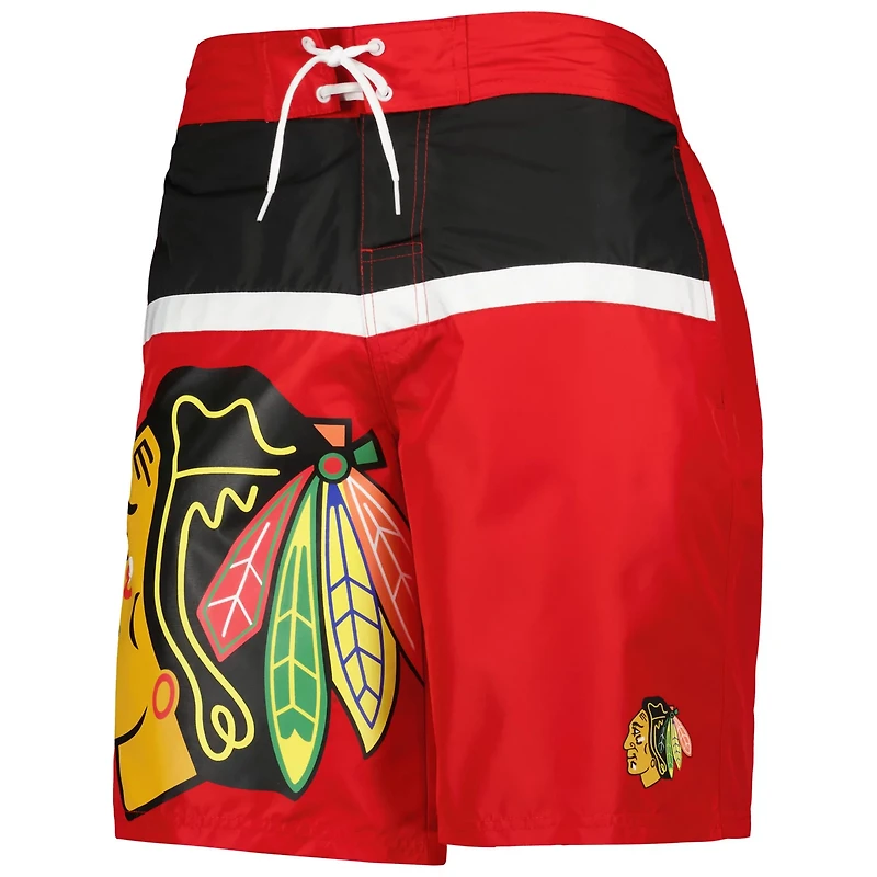 Starter Men's Chicago Blackhawks Sea Wind Swim Trunks