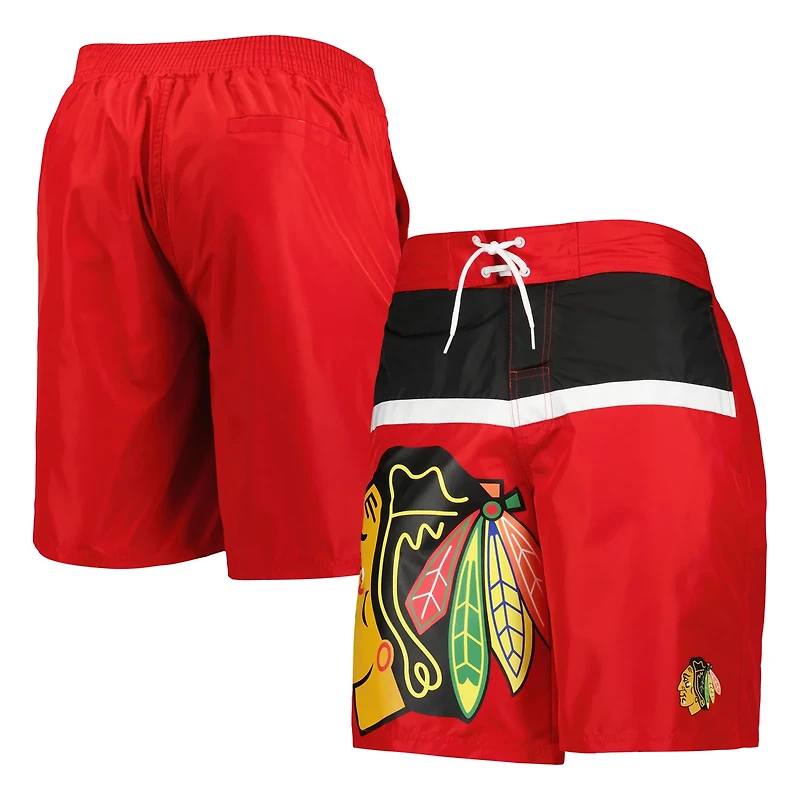 Starter Men's Chicago Blackhawks Sea Wind Swim Trunks