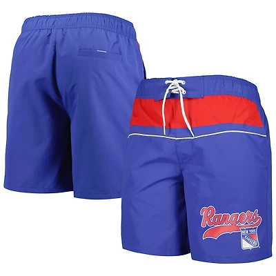 Starter Men's New York Rangers Freestyle Volley Swim Shorts