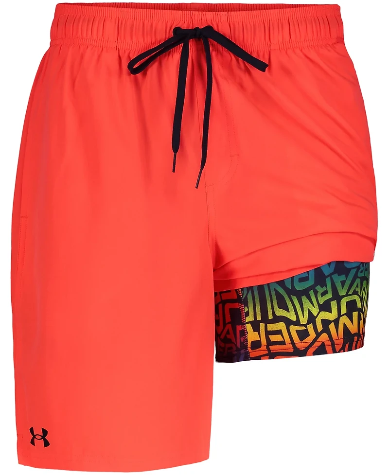 Under Armour Men's Solid Compression Volley Shorts 7 in