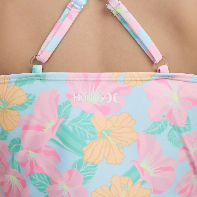 Hurley Girls' 3-Piece Rashguard Set