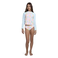 Hurley Girls' 3-Piece Rashguard Set