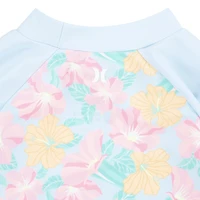 Hurley Girls' 3-Piece Rashguard Set