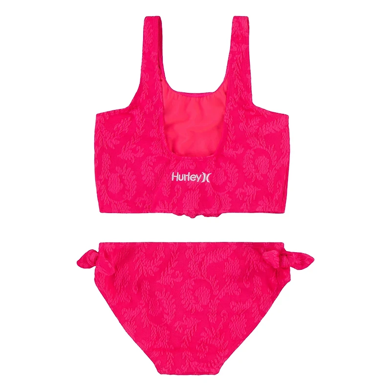 Hurley Girls' Knot Tankini Set