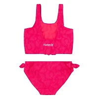 Hurley Girls' Knot Tankini Set