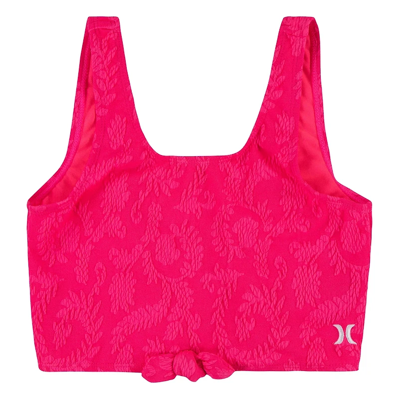 Hurley Girls' Knot Tankini Set