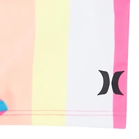 Hurley Girls' Stripe Crop Tankini Swim Set