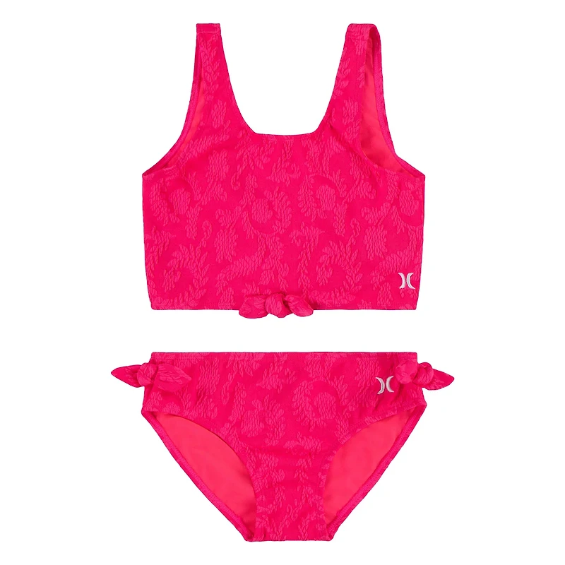 Hurley Girls' Knot Tankini Set