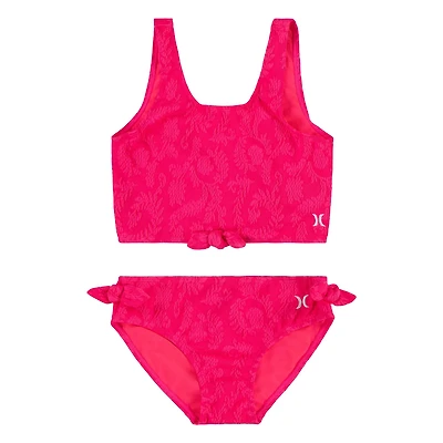Hurley Girls' Knot Tankini Set