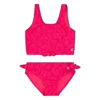 Hurley Girls' Knot Tankini Set